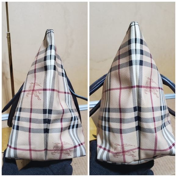 BURBERRY Haymarket Check Small Salisbury Tote Bag - Picture 5 of 11